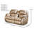 Cagney Upholstered 78'' Power Reclining Loveseat-35200897