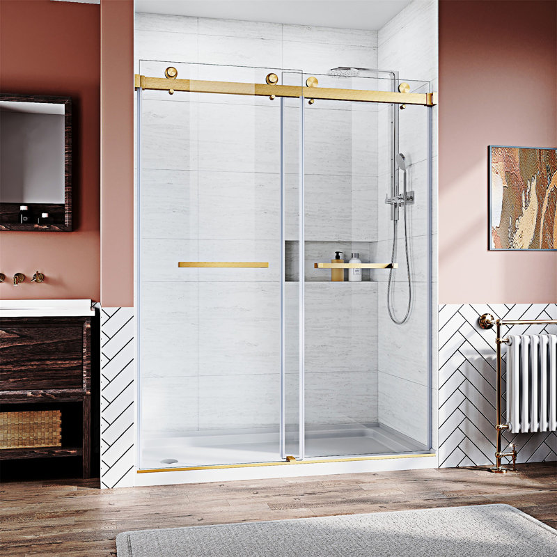 Frameless Sliding Shower Glass Door