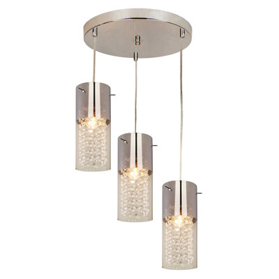 3 - Light Chrome Cluster Pendant