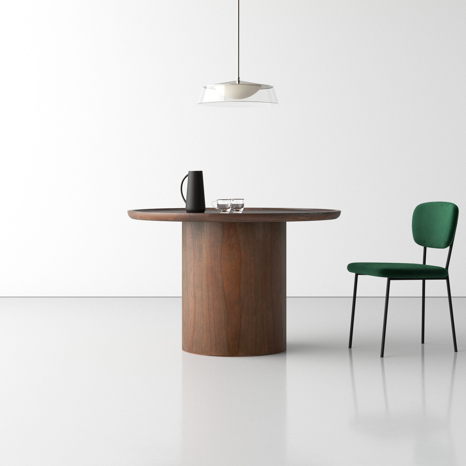 Acadia 46" Dining Table, Walnut
