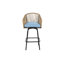 Ensemble de 2 tabourets de bar d'extérieur (sans la table)
