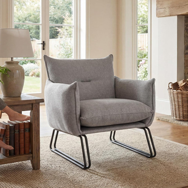 Beverli Accent Stool, Grey