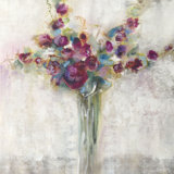 Fleur Belle Painting by Jennifer Hollack Raboin
