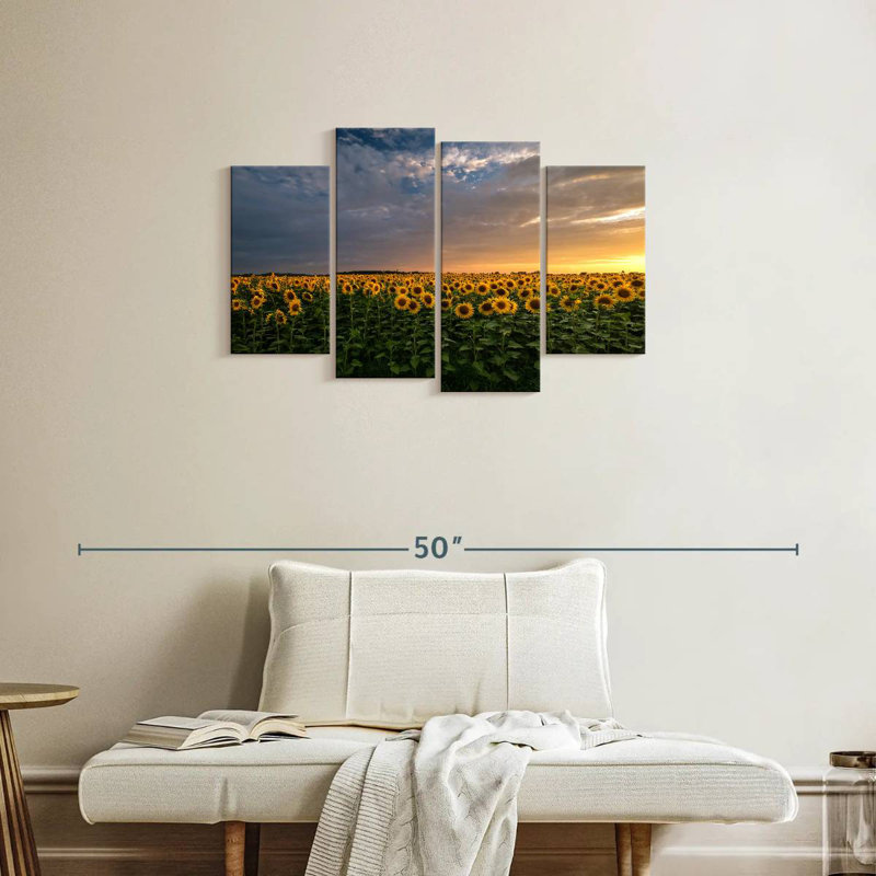 Alvord Mittenwalde Sunflower Field, 22" H x 36" W