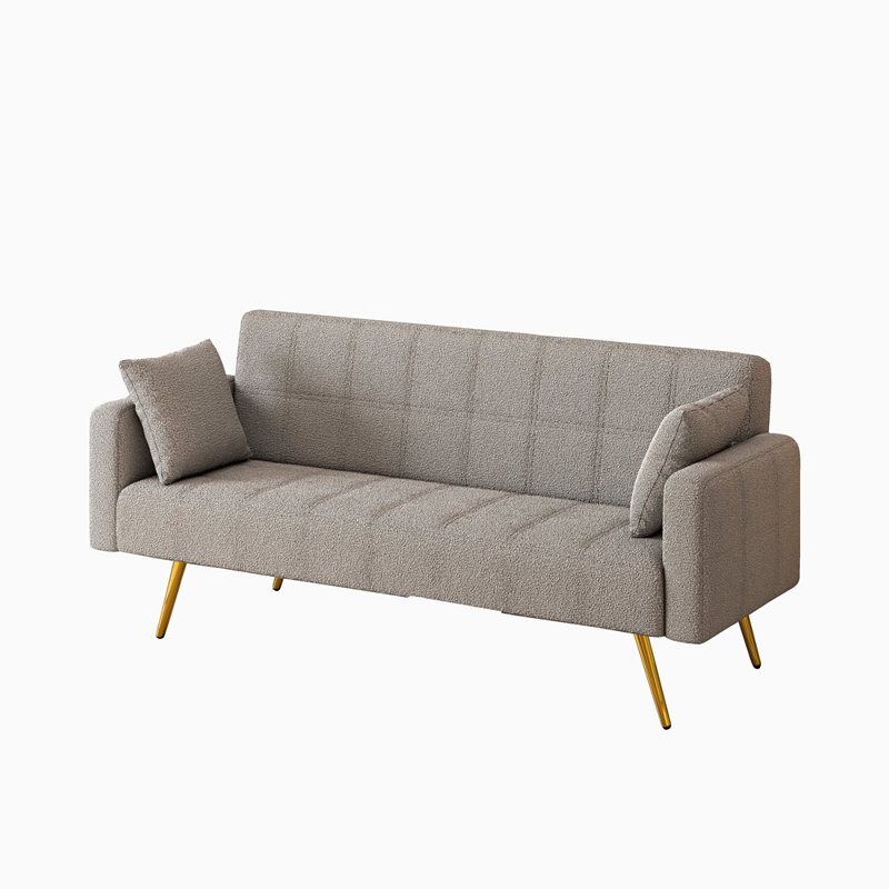 73,6 "Canapé-lit double pliant multifonctionnel en tissu pour bureau