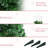 Tabletop Artificial Christmas Tree With Fibre Optic Lights And 85 Branches Lighted Quality