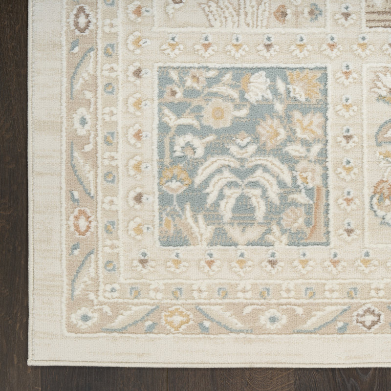Nourison Isla 5'3" x 7' Multicolor Vintage Indoor Rug, Rectangle 5'3" x 7'