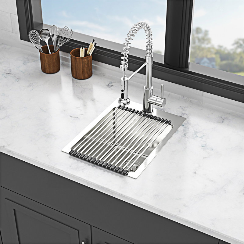 Drop-In Kitchen Sink Single Bowl