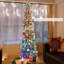 Arbre de Noël artificiel avec fibre optique colorée-1170493768