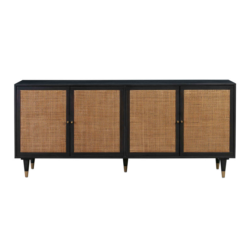 Buffet de 72 po de largeur Tawny, Brun / Noir
