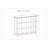 Amherst 48"H Solid Wood Transitional 12-Cube Bookcase with Fixed Shelves and Tapered Legs