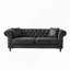 Canapé en tissu 83 po Chesterfield-1944188590