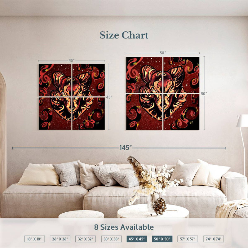 Adella Zodiac Collection Aries, 45'' H x 45'' W