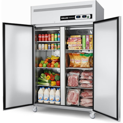 Digitale Essentials 48 W Commercial Freezer Refrigerator Combo 36 Cu.ft Upright Freezer