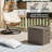 Devoko 32 Gallon Water Resistant Lockable Deck Box With Seat-82568060