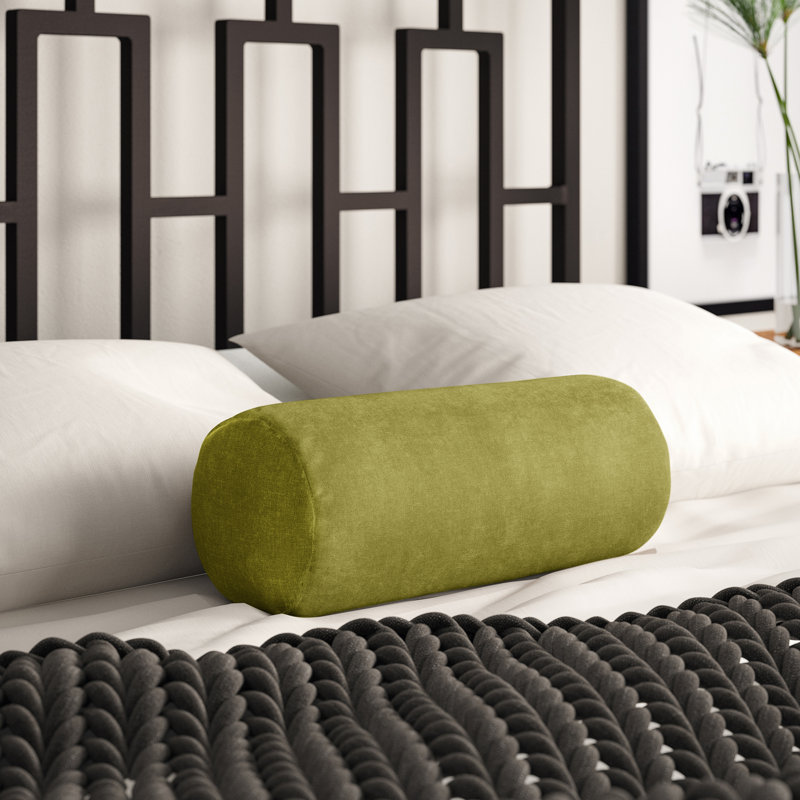 Polyester Bolster Pillow with Removable Cover and Insert, Margarita
