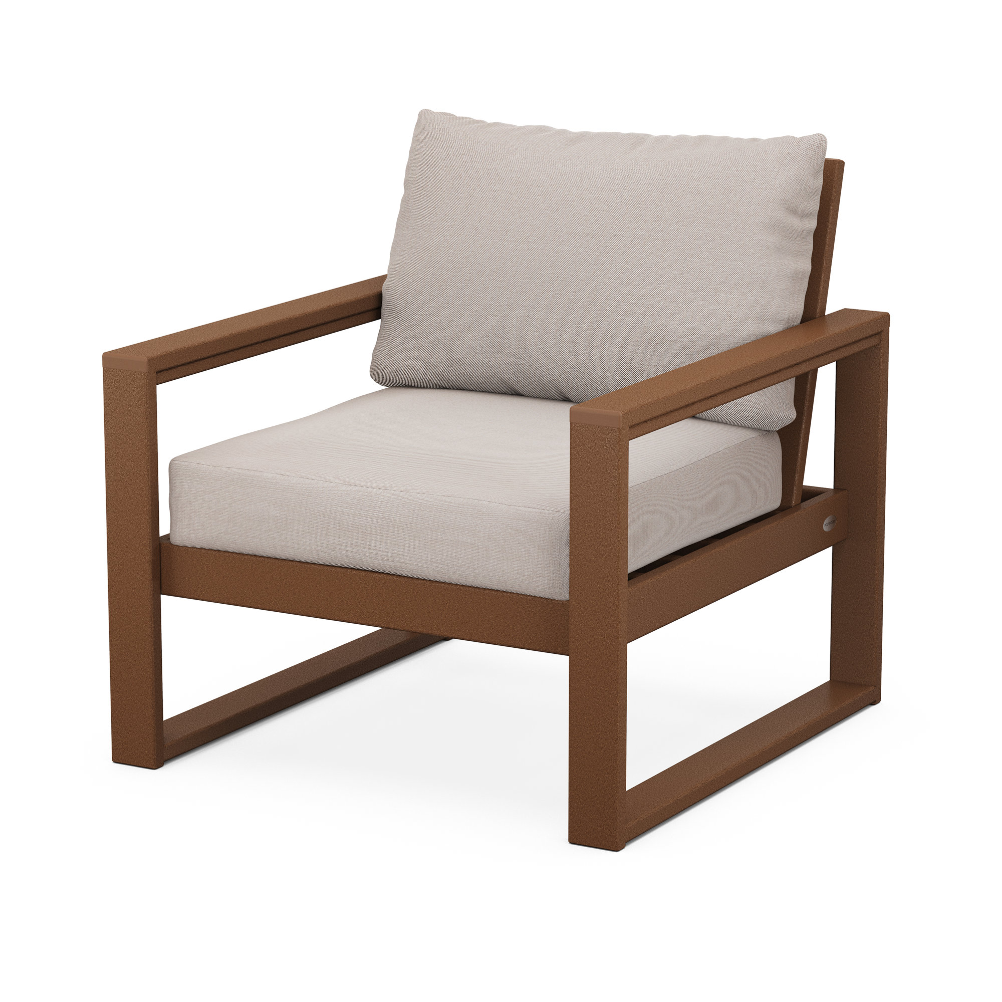 EDGE Club Chair, Spiced Brown/Mahogany