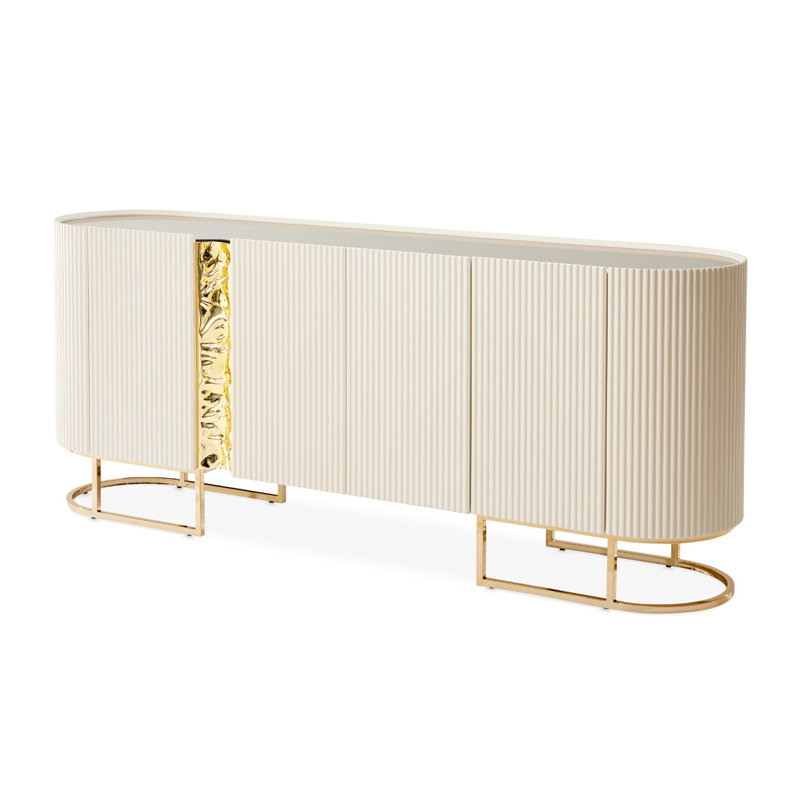 Lisbon 85.75'' W Sideboard, Cream