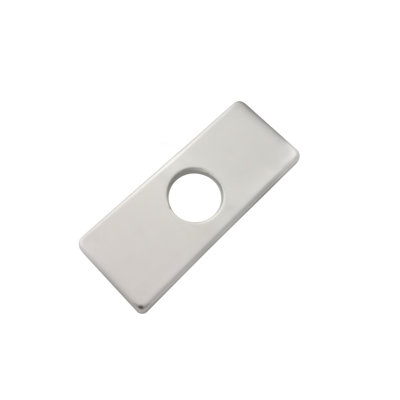 Élégante plaque de robinet de salle de bain à un trou