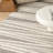Rug Branch Hogar 7'X10' (Exact Size: 6'7" X 9'6") Abstract Indoor Area Rug, Grey Cream, Modern - Living Room, Bedroom, Dining Room, And Kitchen-1020093827