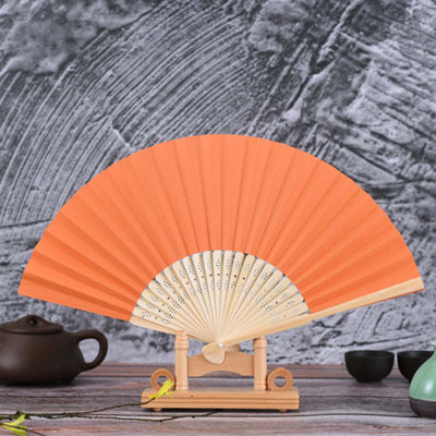 Ventilateur de couleur unie en forme de kbndieu