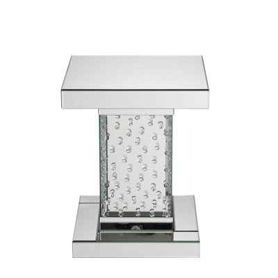 Table de bout en miroir Nysa Glam
