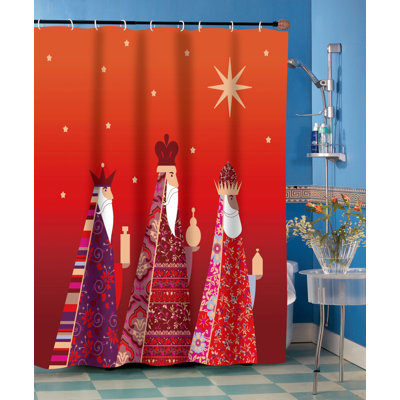 Sandtoft Shower Curtain with Liner Included