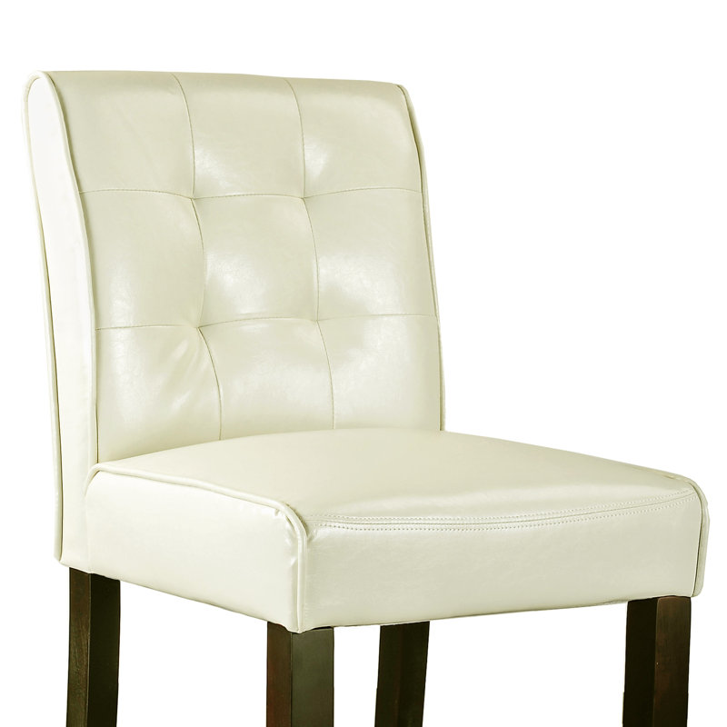 Tabouret de bar Bannie, Blanc crème, Tabouret de bar (siège d'une hauteur de 31 po)