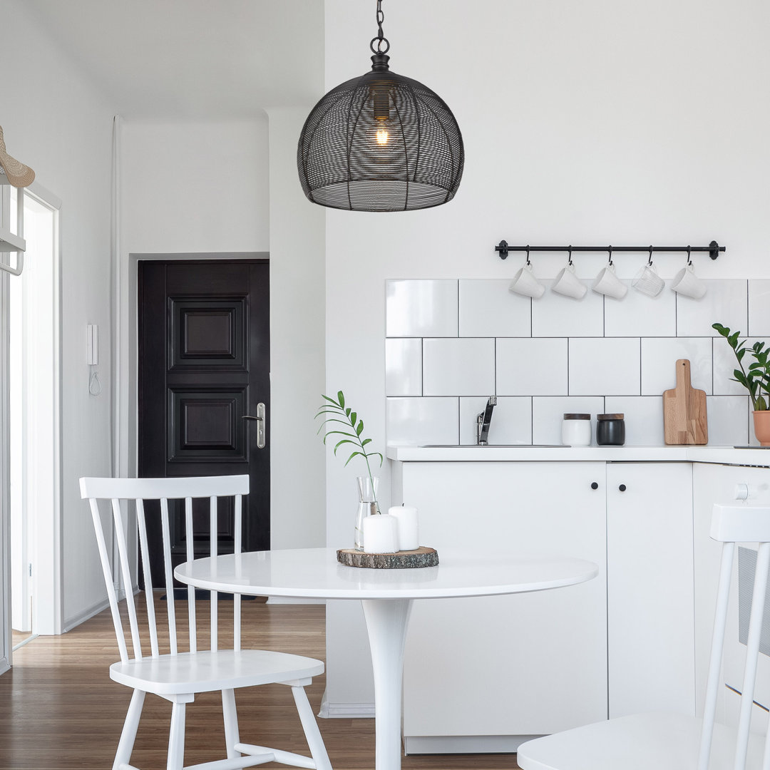 Callan 1 - Light Matte Black Lantern Pendant Steelside™