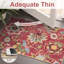 Tapis de cuisine rouge antidérapant et antidérapant rouge 2 pi x 3 pi pour tapis d'entrée rouge-1368202196