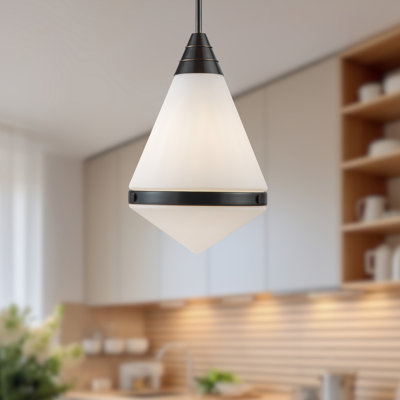 Luminaire suspendu simple à 1 lumière Willard
