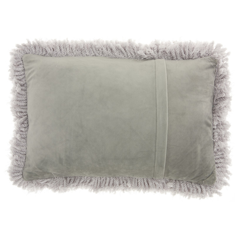 Throw Pillow, Light Gray