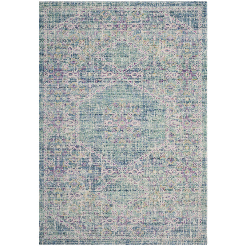 Trowbridge Oriental Cotton Hand Woven Area Rug, Rectangle 91 x 152 cm