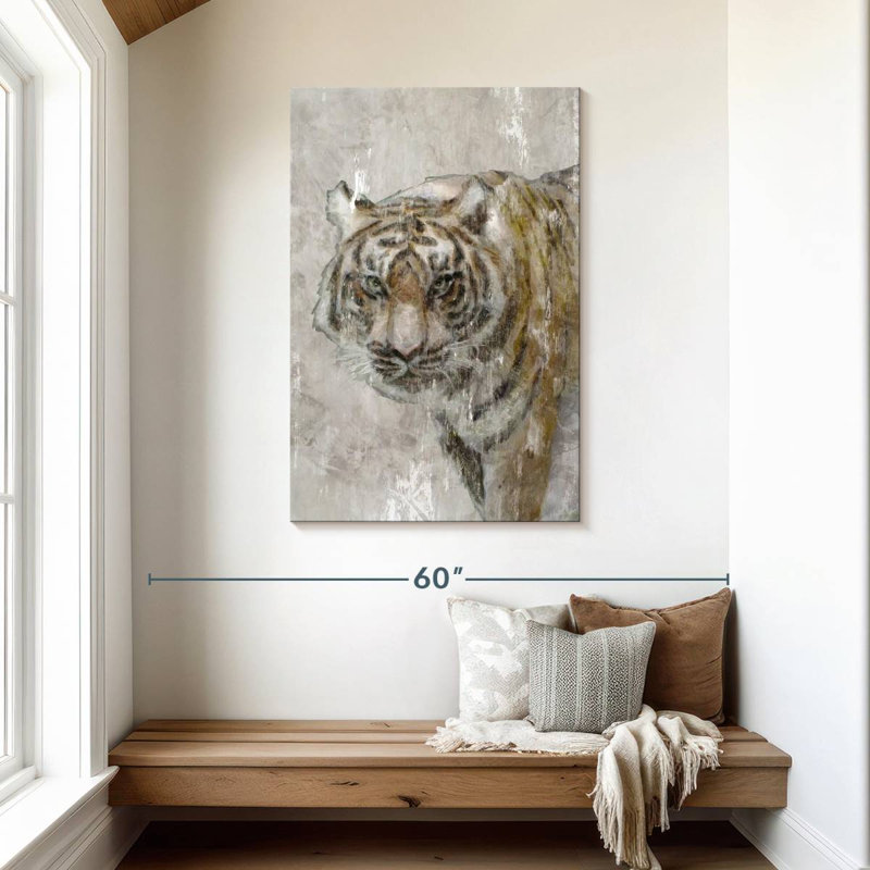 Tiger's Eyes, 45" H x 30" W