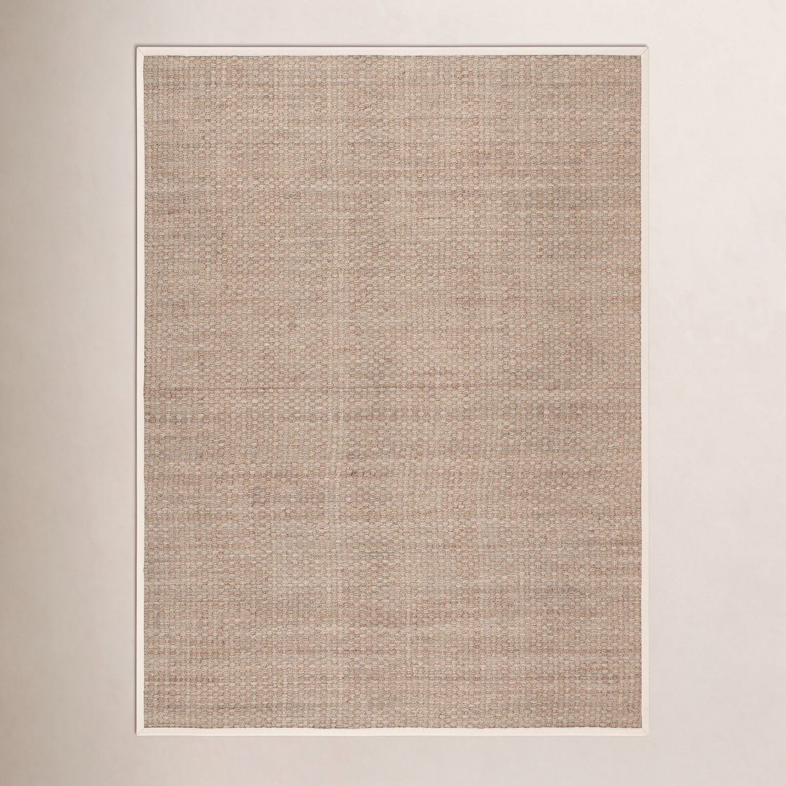 Dollard Natural Ivory Seagrass Rug, Rectangle 9' x 12'