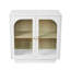 Armoire de rangement avec porte en acrylique, tablette réglable, moderne