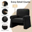 Chaise d'appoint rembourrée avec coussin amovible et accoudoirs amovibles-829431479