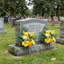 Fleurs de cimetière artificielles pour la tombe