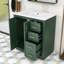 Meuble-lavabo simple en bois avec lavabo en céramique, armoire et tiroirs de rangement Whittier-2009915594-2009915596