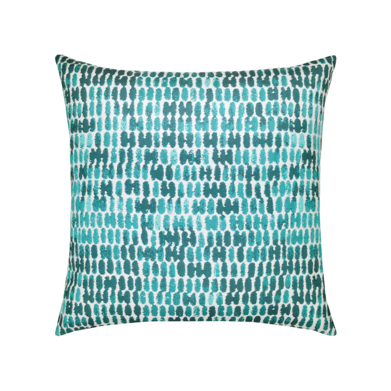 Thumbprint Square Indoor/Outdoor Pillow Cover & Insert, Aruba, Square 20"