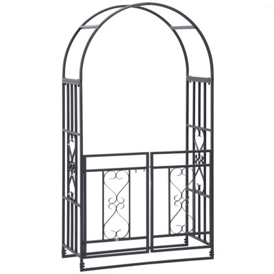 Tonnelle de jardin en métal Outsunny