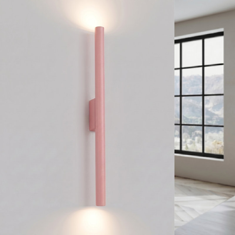 Wall lamp PASTELO 2 white, Pink