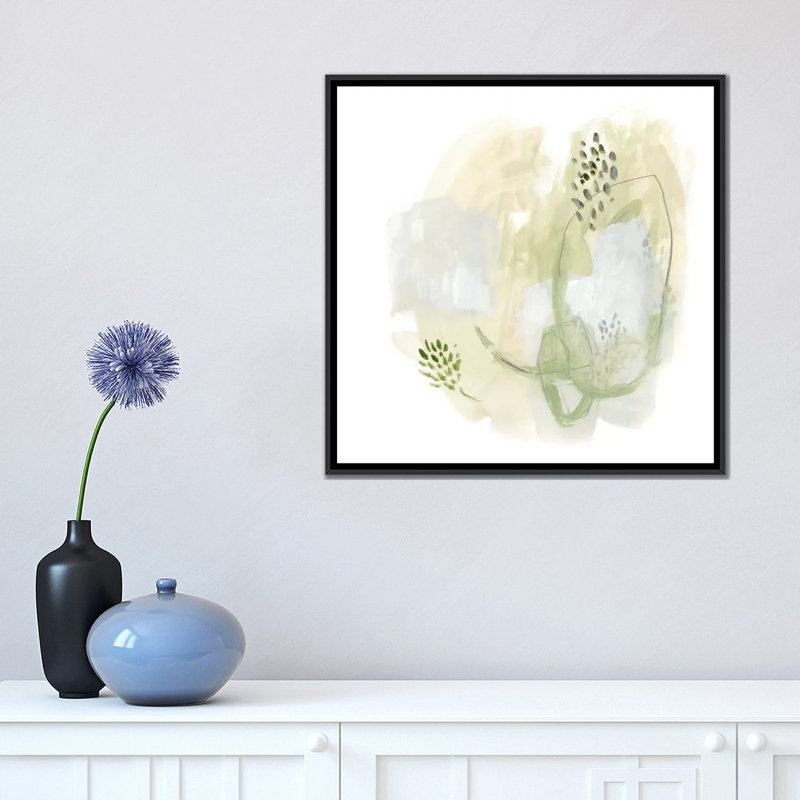 « intermezzo i », reproduction sur toile, H 26 po x l 26 po x P 1,5 po, Toile avec cadre noir, Pas de tapis