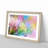 Rainbow upon a Dandelion in Abstract - Picture Frame Painting Print-55772296-55772299