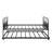 Metal Daybed Frame with Pull-Out Trundle, Built-in Casters & Slat Support, Twin Size, Black