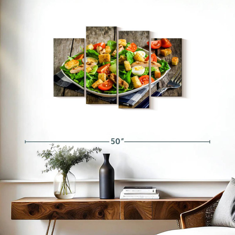 Salade César au poulet Yarlin, H 22 po x l 36 po