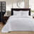 Queen Reversible White Bedspread Bedding Set, All Season Lightweight Cover Set-122502129-122502133