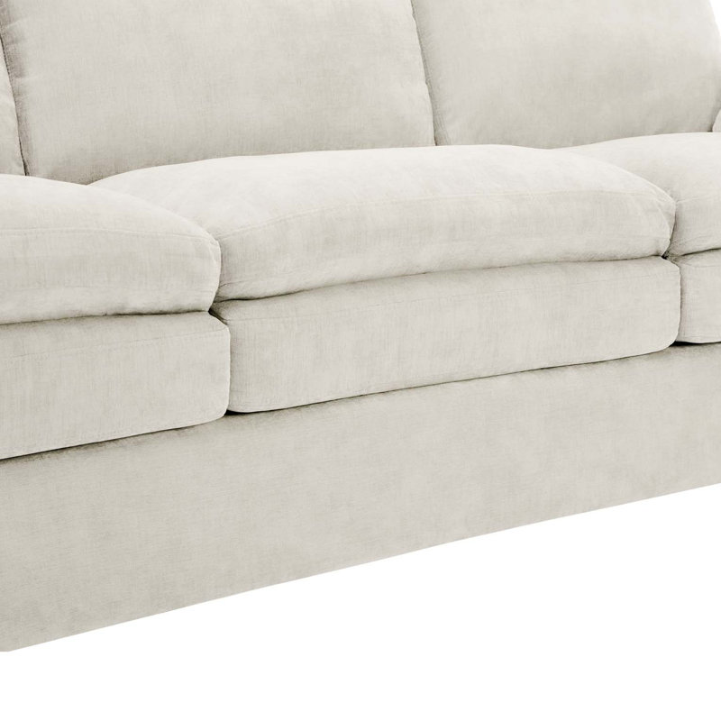 Ensemble de canapé rembourré Cozy surdimensionné Comfy Cloud Sofa, Beige