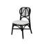 Chaise en rotin Aileen - noir