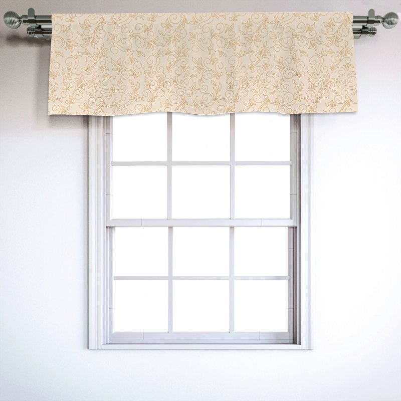Sateen Ruffled Window Valance